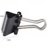 Office Document Clamps Binder Clips Foldback Office Supplies Black Grip Clamps