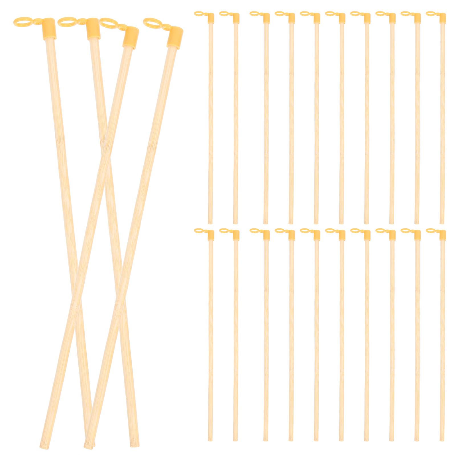 

35Pcs Wooden Lantern Sticks Robust Material Fine Craftsmanship Portable Design Easy Carry Lantern Sticks Lanterns Pole