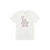 MLB Los Angeles Dodgers Logo Letter Print Round Neck American Vintage Short Sleeve T-Shirt Unisex T-Shirt Ivory 3ATSM0233-07IVS