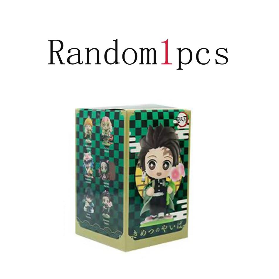 Demon Slayer Figure Set 12pcs Q Version Anime PVC Collectible Model Toy Desktop Decoration Gift for Fans