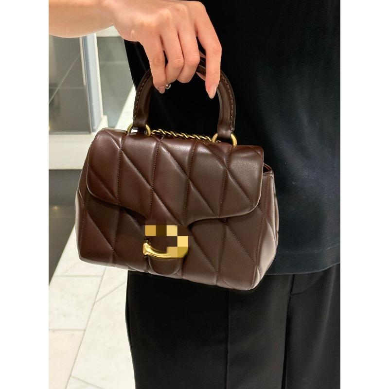 New chain sheepskin single shoulder oblique span handbag