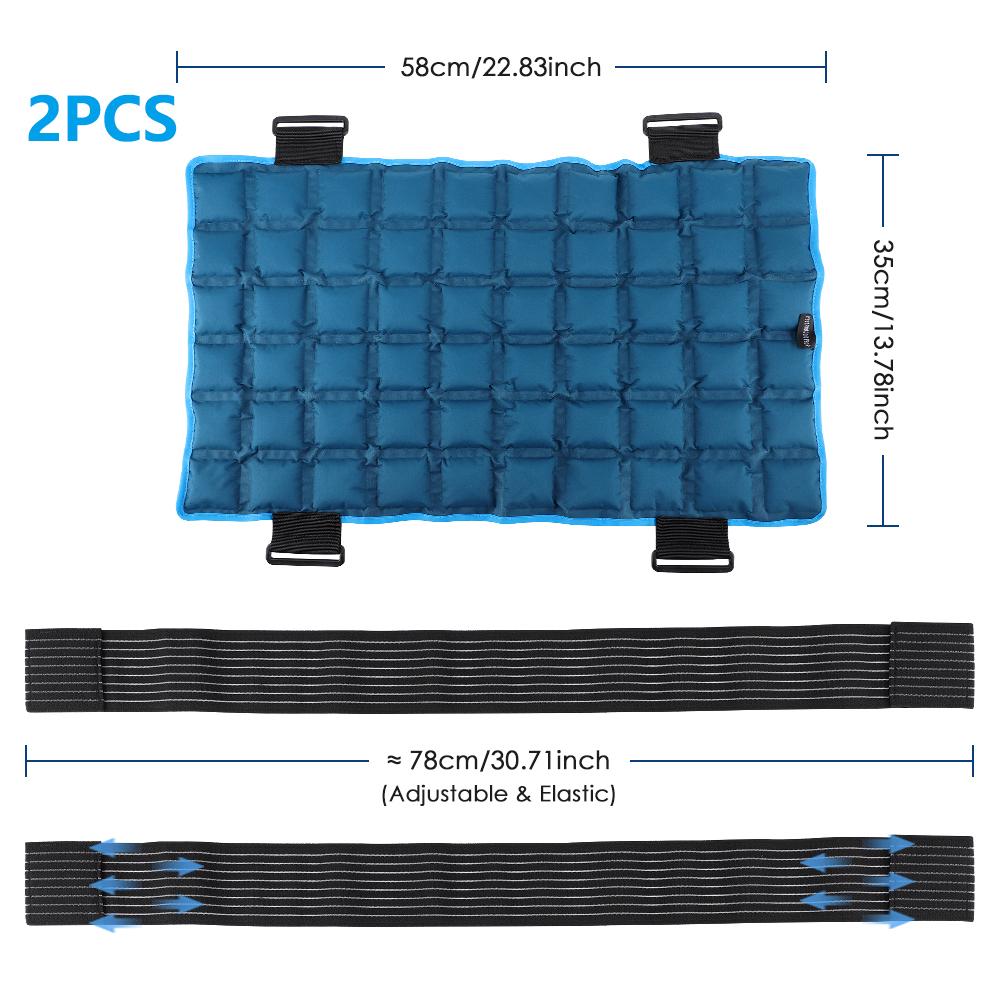 1PC Reusable Hot Cold Gel Pack Large Ice Pack Cooling Mat for Back/Knee/Calf/Shoulder Relaxation for First Aid Sports Sprain