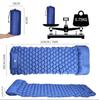 Camping Sleeping Pad / Inflatable Air Mattress Pad with Built-in Pillow & Foot Pump Ultralight Sleeping Air Mattress