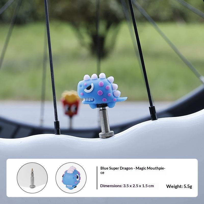 

Bicycle Air Nozzle Cap Road Bike Silicone Creative Cartoon Waterproof Valve Cover Mountain Bike Decoration Riding Equipment A9