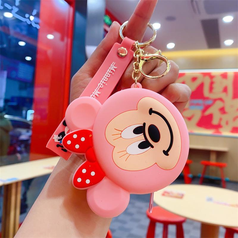 Cartoon Animal Silicone Keychain Bag - Kids' Coin Purse & Toy Pendant