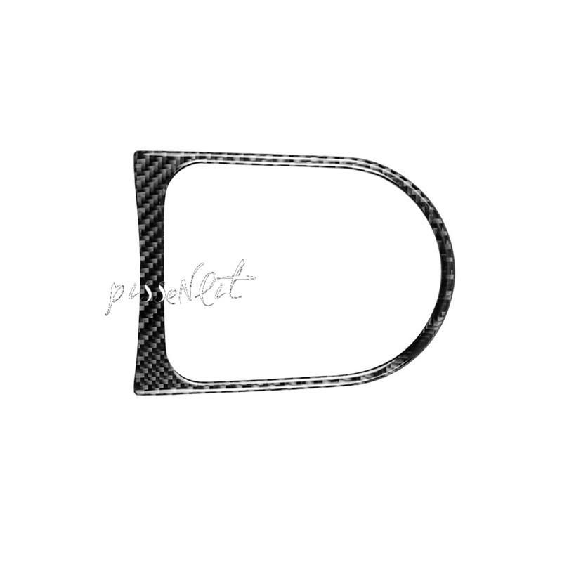 Carbon Fiber Car Interior Gear Panel Cover Trim Sticker Decoration for Ford Mustang 2015 2016 2017 Car Accessories