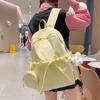 Schoolbag High-end School Bag Junior High School Girl Cute Girl Heart Bow Backpack College Student Simple High-value Backpack
