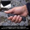 DRESS Titanium Coated Fishing Knife G10 Grip Kydex Sheath 4mm Thickness