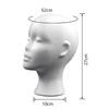 Foam Wig Head Tall Female Mannequin Hairpieces Display Holder Hats Sunglasses Headphone Headwear Stand