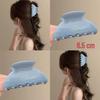 Koreanischer Eleganter Kürbisbogen Polka Dot Haarspange - Groß, Cremige Texturierte Hochsteckfrisur-Accessoire