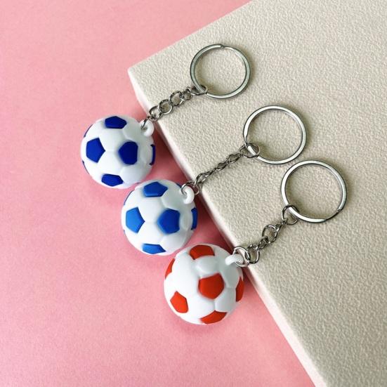 Compact Lightweight Keychain Pendant, Football Shape Key Holder, Smooth Surface Portable Fan Gift Accessory