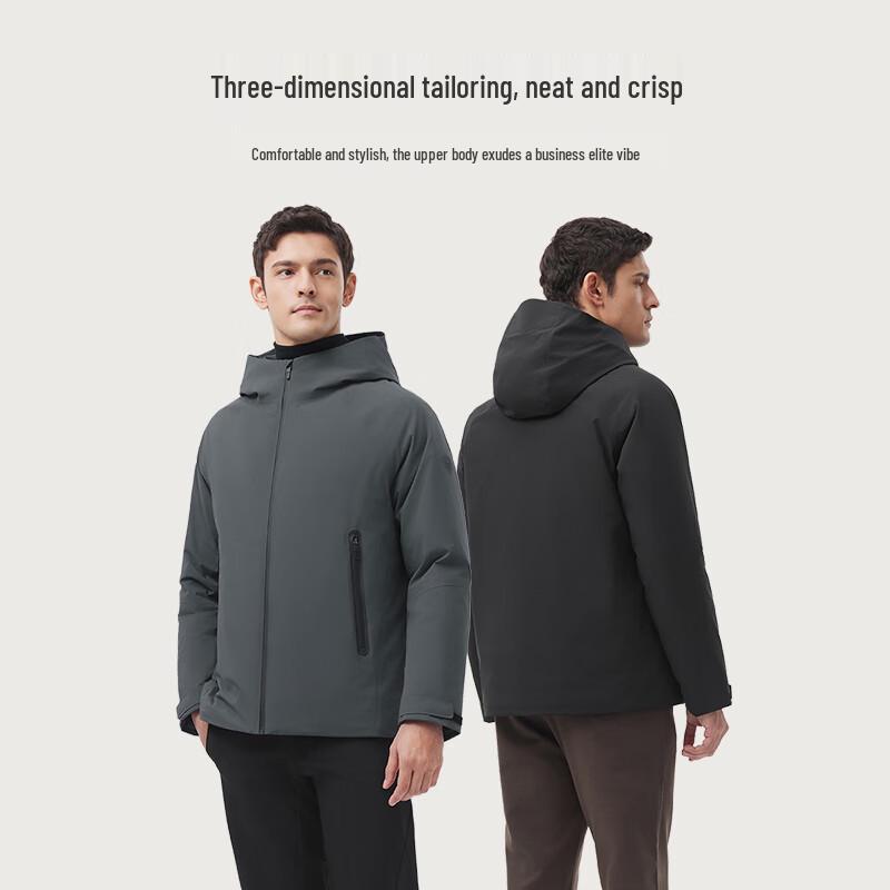 Tanboer Men's 320327A Hooded Lightweight Down Jacket