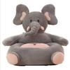 Lazy Kids' Plush Animal Sofa: Dinosaur, Giraffe, Elephant Dolls