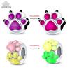 Two Pieces Copperplated Colorchanging Cute Claw Do It Yourself Bead Compatible With 3MM Snake Bone Bracelets Charm Women Jewellery Birthday Gift New
