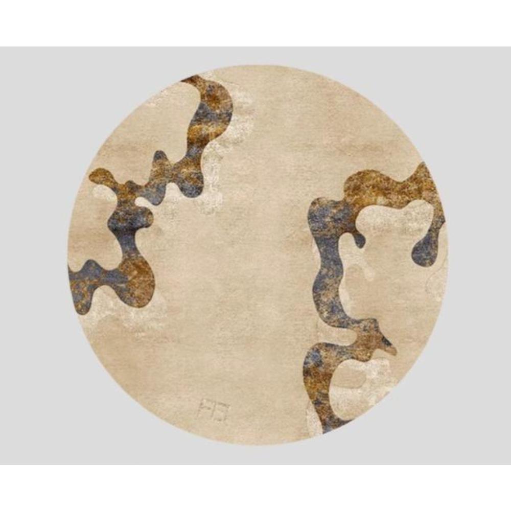 Modern Style Bedroom Decor Round Carpet Light Luxury Carpets for Living Room Washable Bedside Floor Mat Anti-slip Study Soft Rug