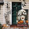 1pc 30x45cm Halloween Three Cat Pumpkin Bats 3D Printed Suitable for Halloween Yard Outside Decoration No Flag Pole 12X18Inch