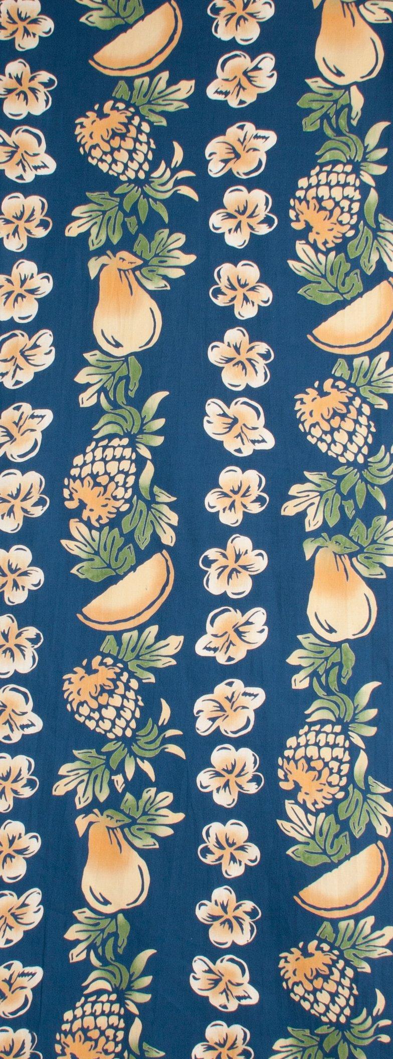 

Wabunka Aloha Tenugui Hand Made in Japan Towel, (Tropical Fruits)
