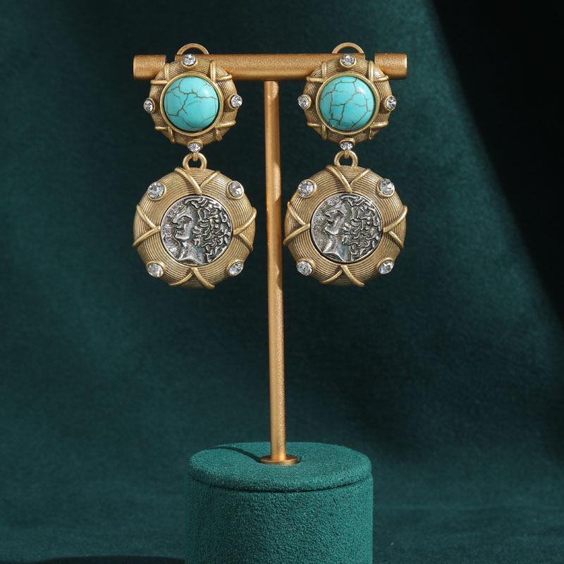 Yong Nuo Vintage Retro Jewelry: High-End, Colorfast Antique Earrings