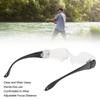 Portable Fishing Glasses with 4x Adjustable Focal and Ergonomic Nose Pads for Outdoor Hunting Magnification, Length, (Far-sighted Version)