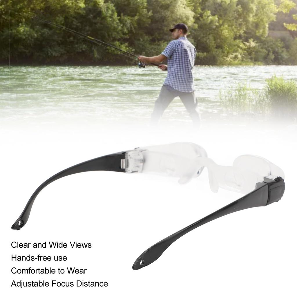 Hands-Free Binoculars, Professional Binoculars with Adjustable Focal Length, Telescope and Opera Glasses for Fishing, Birdwatching (Myopia Version)