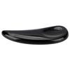 Curved Cosmetic Spatula Scoop Mini Gua Sha Jadestone Curved Makeup Eye Cream Cosmetic Spatula Black