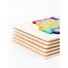 3D Vehicle Wooden Puzzle Hand-eye Coordination Transportation Jigsaw Puzzle Ages 1-5 Children Toddlers Preschool Educational Toy