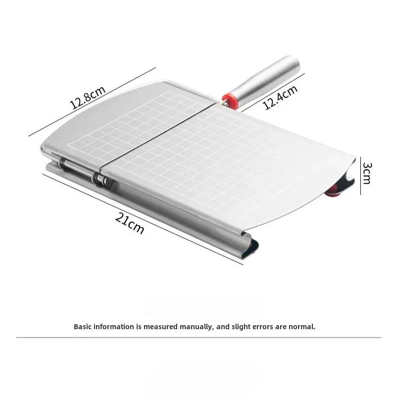 Hot Cheese Board with Wire Cutter 5.5 Inch Stainless Steel Ham Sausage Slicer Cutter Cheese Wire Cutter with Serving Board
