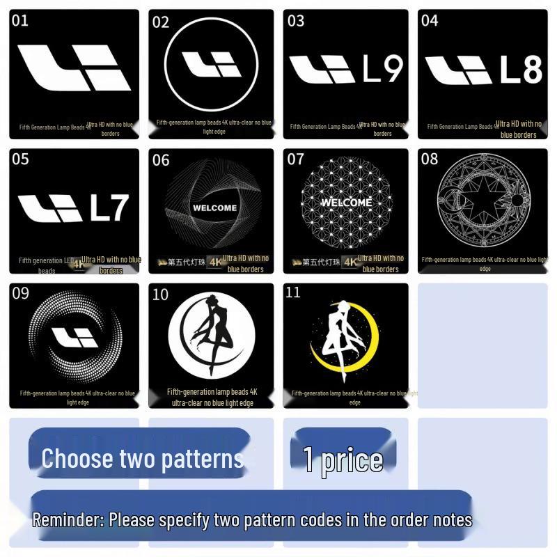 Perfect for Ideal L9 Welcome: ONE Car Door Projection and Dynamic L6, L7, L8 Ambient MEGA Welcome Lights.