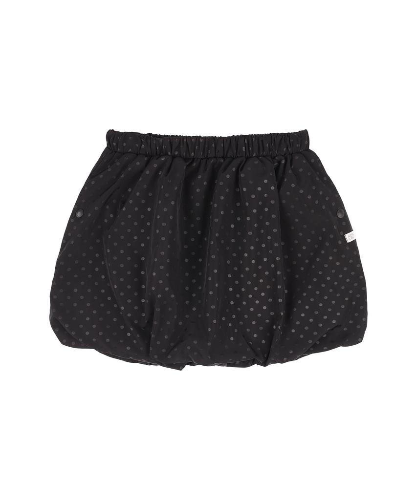 Fancy Club Dot Balloon Mini Skirt (Black)_F25Qd895