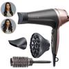 D5706 Set de Peluquería, Secador de Pelo Iónico Curl Confidence 2200W, Cepillo de 45 mm, Rejilla de Cerámica, Ligero, Silencioso
