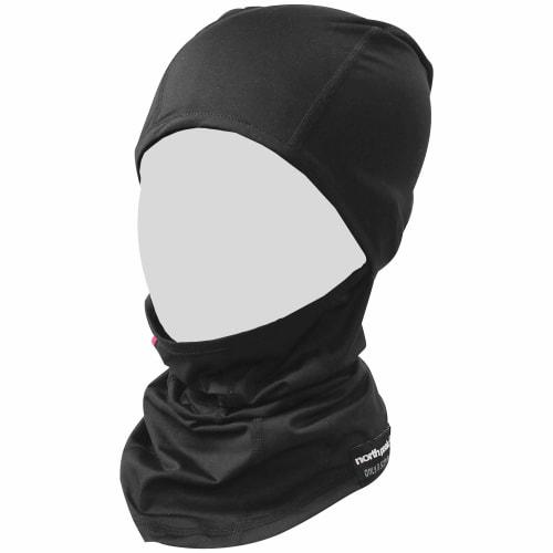 

North Peak Balaclava Face Mask/Balaclava [Antibacterial/Far-Infrared Absorbing Microparticles] [Thin Type] NP-6391 One Size Fits All, Black