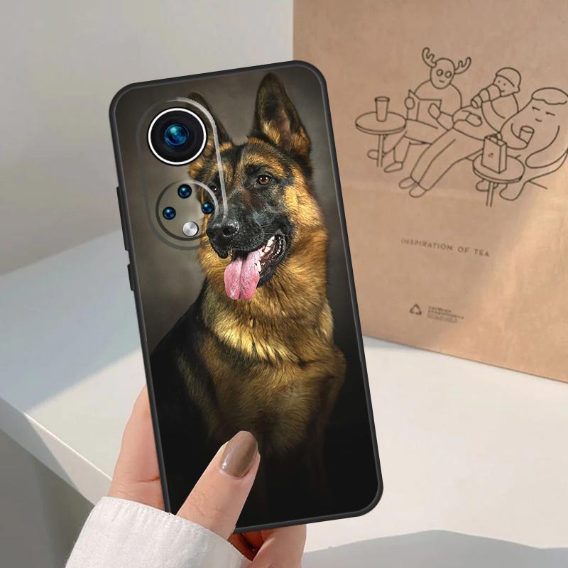 German Shepherd Dog For Honor Magic 8 5 6 7 Pro Case For Honor 400 200 Lite 50 70 90 X8c X8b X9a X9b X9c X9d Win