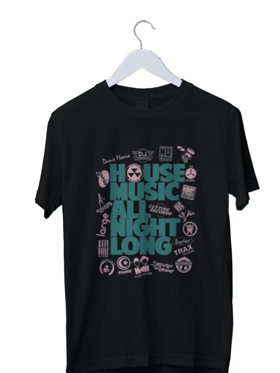 

House Music Classic Chicago 90 s New York Records T shirt Mens S M L XL 2 3 4 XL S