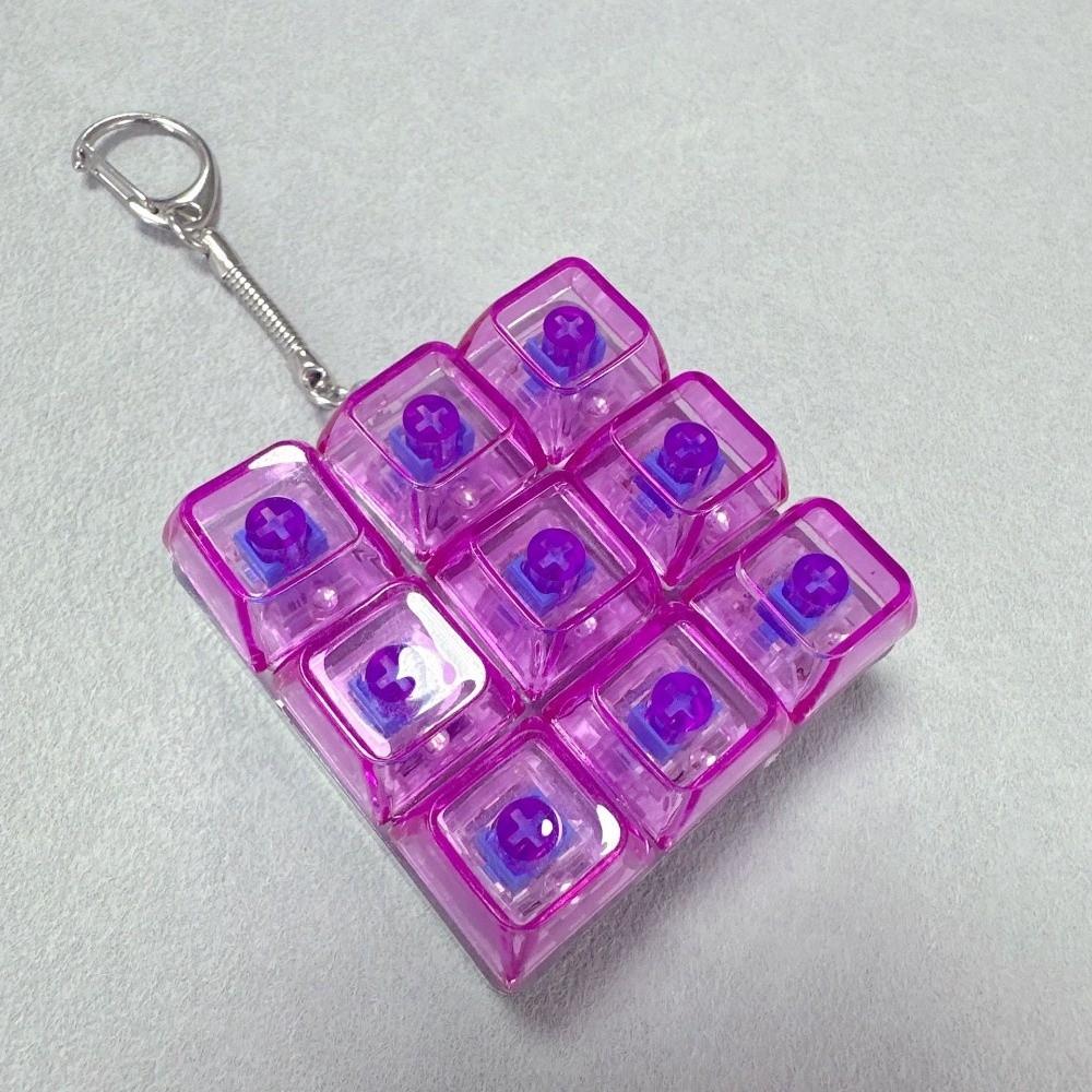 Klíčenka Prstová Klávesnicová Čepička Klávesy Tlačítko Klikátko Hračka Nová Stiskací Hračka Pro Dospělé