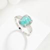 Natural Amazonite Jewelry Set Oval 7*9mm Earring Ring Real Gemstone925 Sterling Silver Fine Jewelry for Women Wife Mom Nice Gift