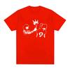 New Unisexs And Unisexs Versatile Tshirt Pattern Printed Summer Vitality Full Short Sleeve Street Style Casual Clothing Tshirt