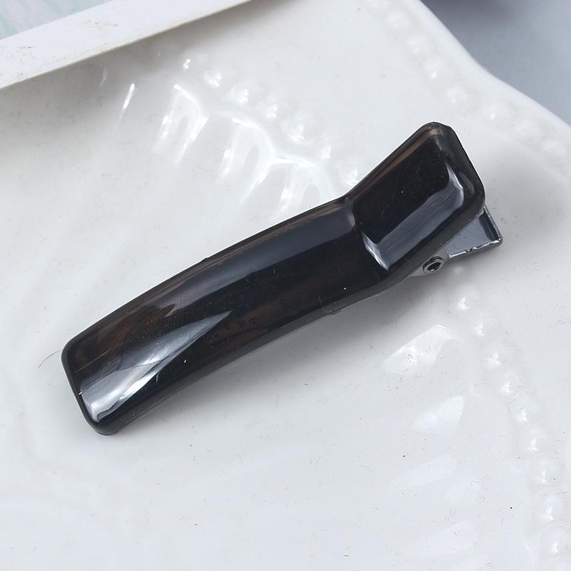 Elegant Acetate Rectangular Hair Clip for Women - Simple Updo Headdress