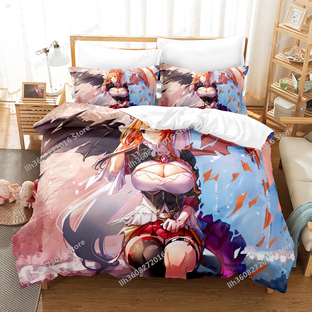 Kawaii Kiryuu Coco Bedding Set Single Twin Full Queen King Size Bed Set Adult Kid Bedroom Duvetcover Sets 3D Anime Bed Sheet Set