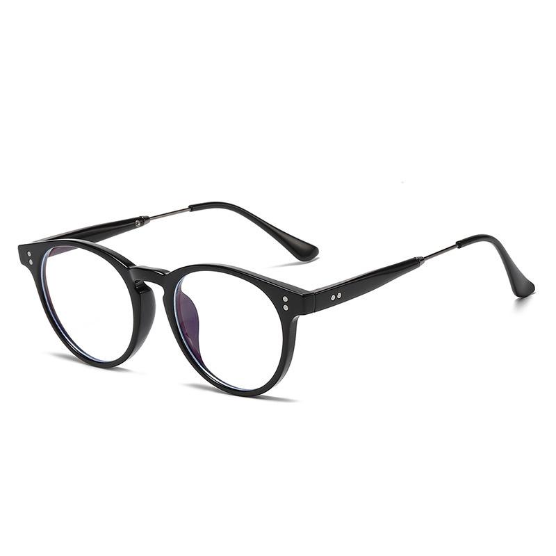Japanese & Korean Retro Prescription Eyeglass Frames for Men & Women - Trendy Literary Style with Plain or Custom Lenses