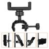 Phone Bracket with Full Rotation Capability Anti Slip Grip Phone Clamp Suitable for Musicians Streamers Video Creators