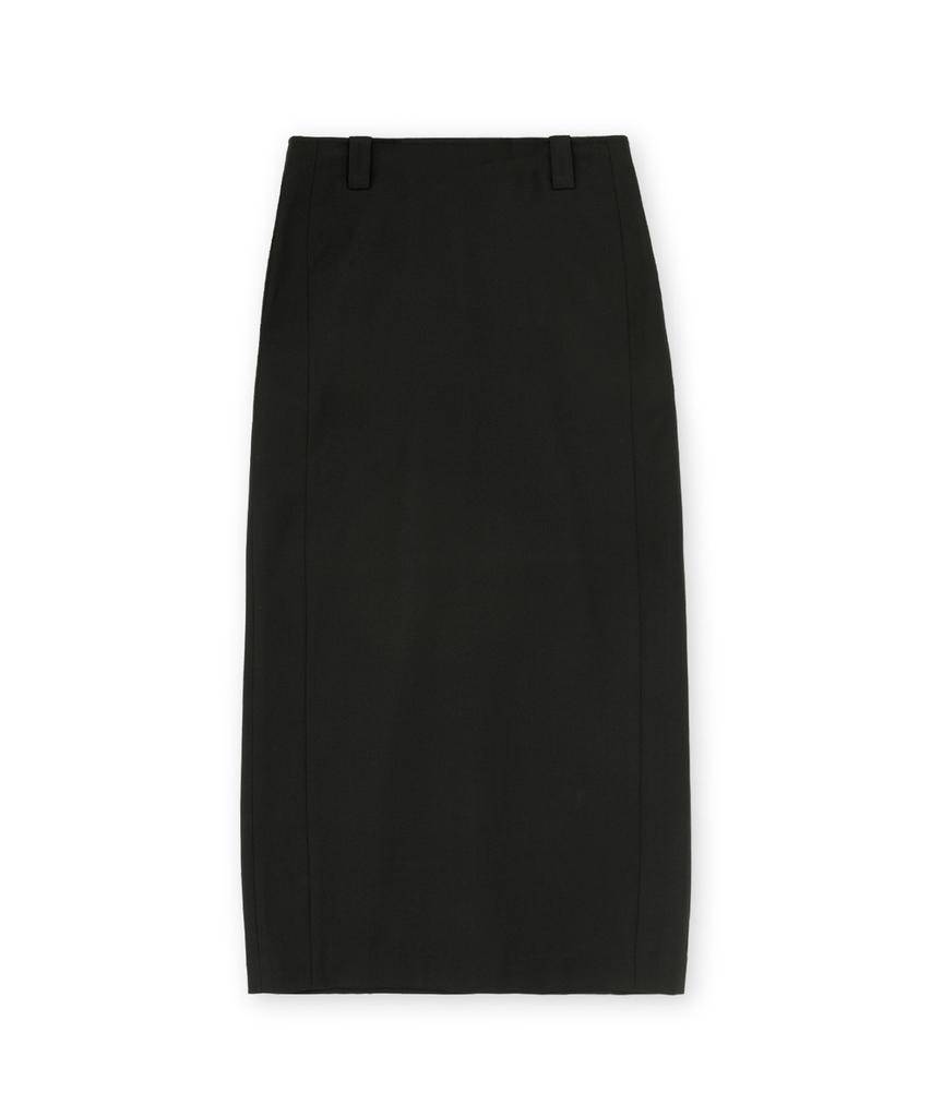 Beulaunyadeu W Long H-Line Skirt, Black