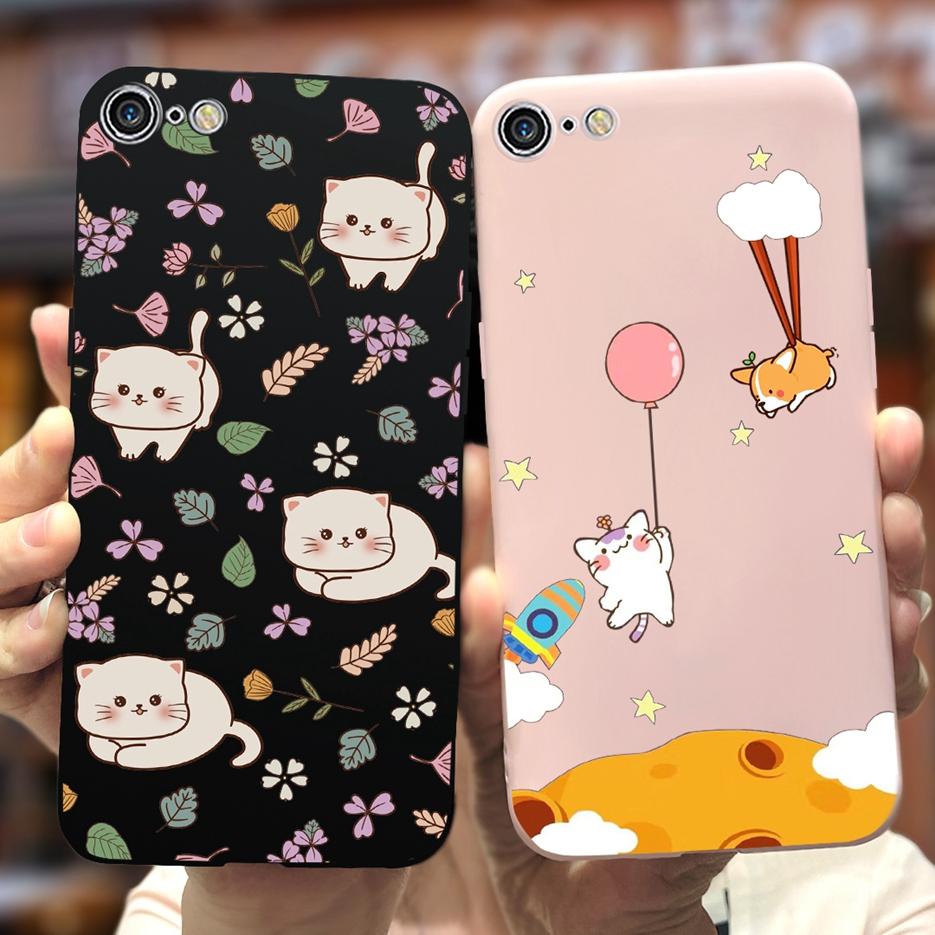 For Apple iPhone 7 Case iPhone 8 Plus Case Cute Dinosaur Cartoon Bumper Soft Cover Case For iPhone 7 Plus iPhone7 iPhone8 Fundas