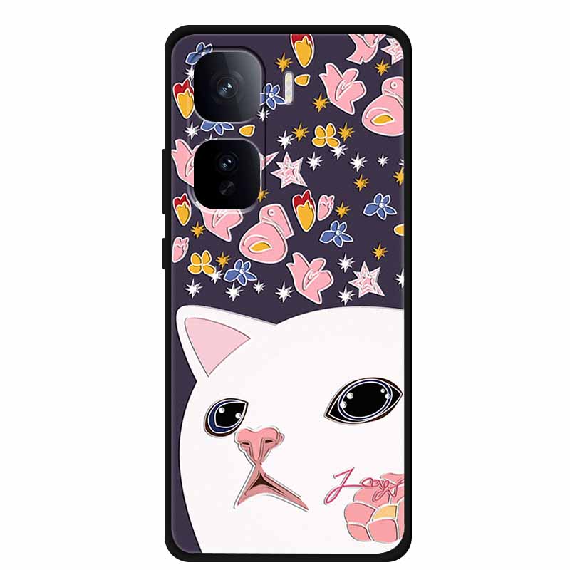 For iQOO Neo 10 Phone Case 3D Relief Emboss Flower Cover for Vivo iQOO Neo 10 Pro plus Silicone Soft Protective Cases Neo10 Pro+