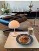 Slim Waist Mushroom Table Lamp: Dimmable, Eye-Protective Night Light for Bedroom and Living Room, European Style.