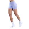Pantalones Cortos de Yoga DF: 50 Colores, Cintura Original Fruncida de Tres Secciones, Levanta Glúteos, Tiro Bajo, Pantalones de Fitness sin Costuras de Tres Puntos