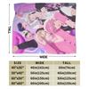 Kpop PLAVE Caligo pt  Flannel Blankets  Soft Durable Throw Blanket for Home Decor Decorative Print Bedspread Sofa Bed Cover