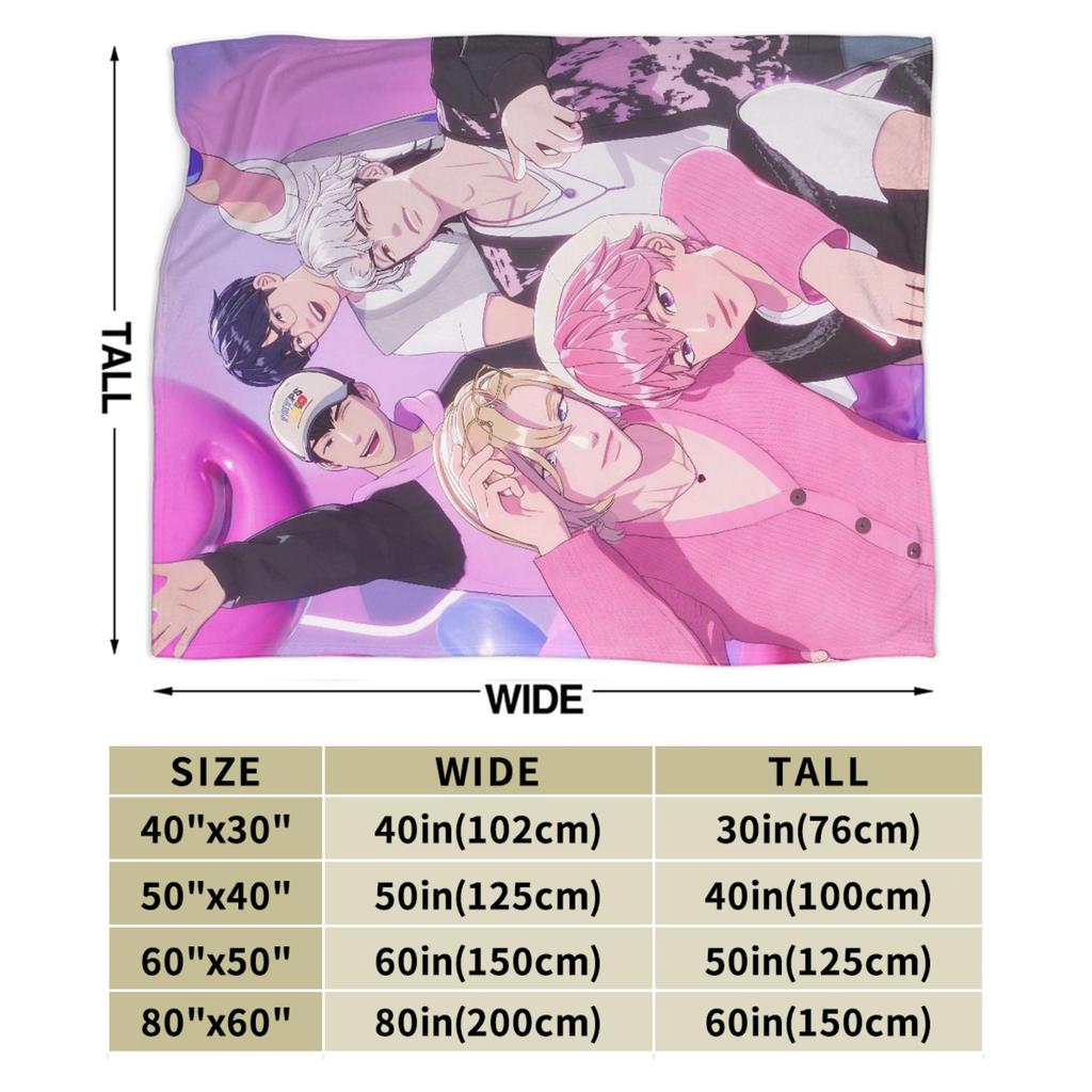 Kpop PLAVE Caligo pt  Flannel Blankets  Soft Durable Throw Blanket for Home Decor Decorative Print Bedspread Sofa Bed Cover