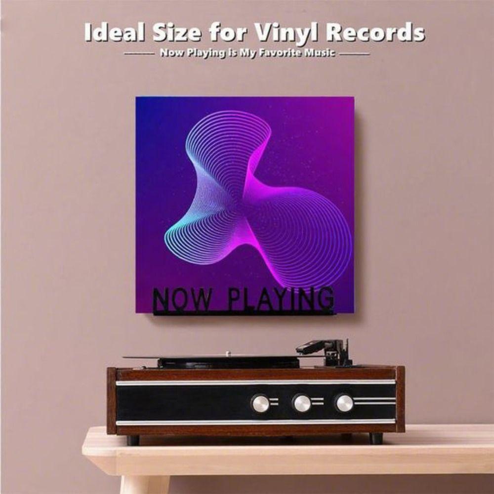 Collection Vinyl Record Stand Hanging Storage Player Album Shelf LP Display Holder  Music Lovers