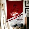 Spartak Moscow Champion Wall Hanging Printed Fabric Blanket Decorative Tapestries for Bedroom Living Room Home Decor