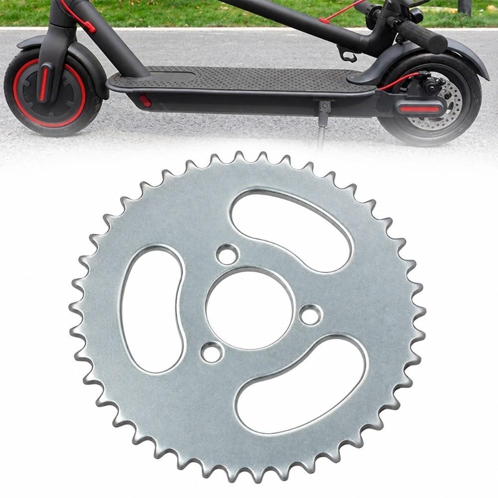 Easy Install Electric Scooter Sprocket 45# Steel 25H Chain Sprocket Durable Kart Sprocket Karts